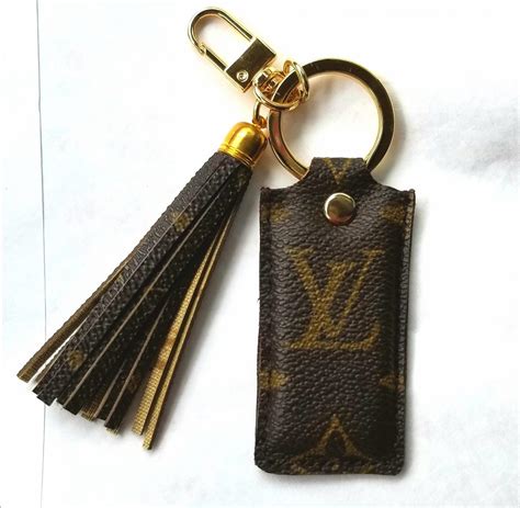 upcycled louis vuitton keychain